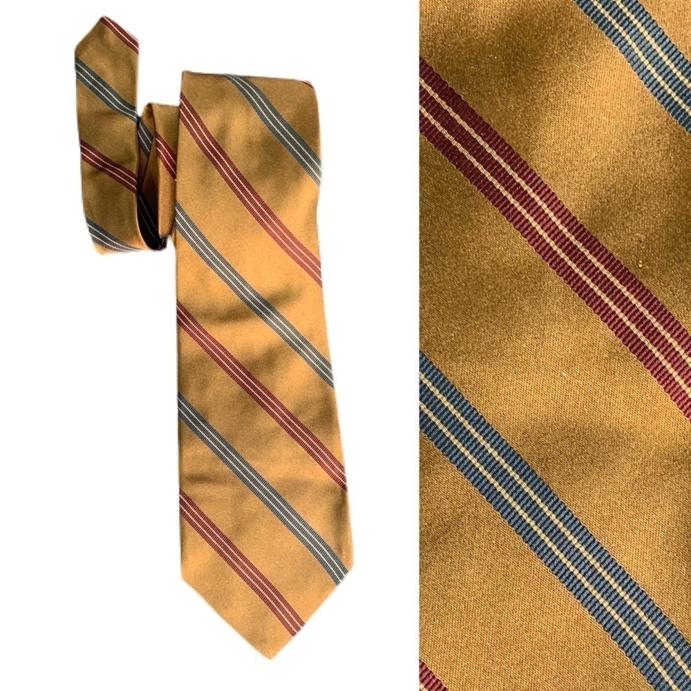 Robert Talbott Rochester Big & Tall 100% Silk Diagonal Stripe Tie